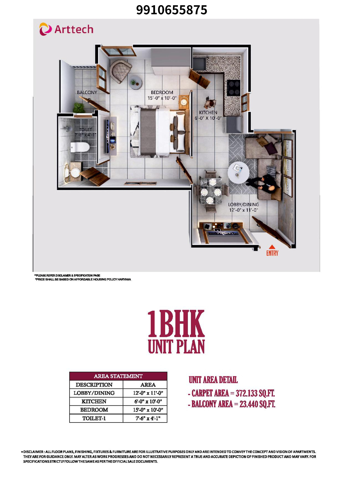 3bhk Floor Type - D